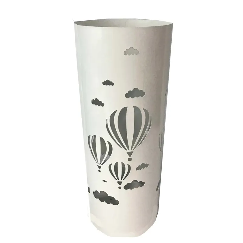 Portaombrelli tondo in metallo Colorado bianco Ø 19,5xH49 cm Weekendaanbieding