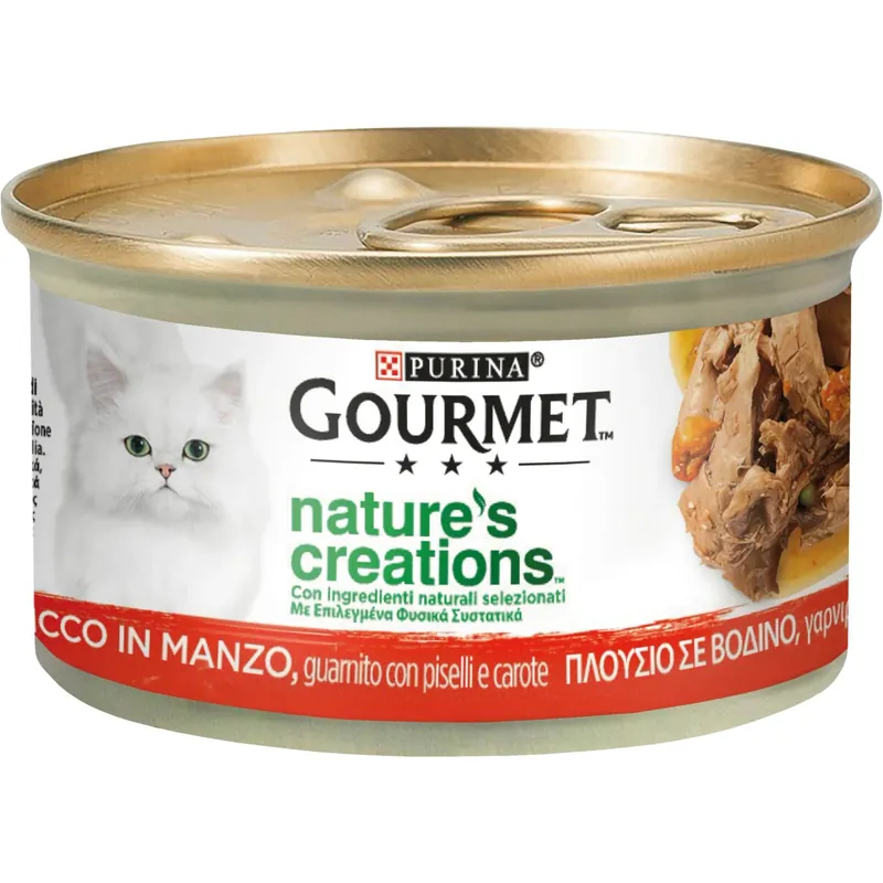 Cibo umido Manzo, con piselli e carote Purina Gourmet Nature`s Creati Superprijs