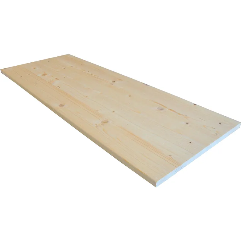 Tavola legno lamellare abete grezzo 800x300x14 mm Nieuw