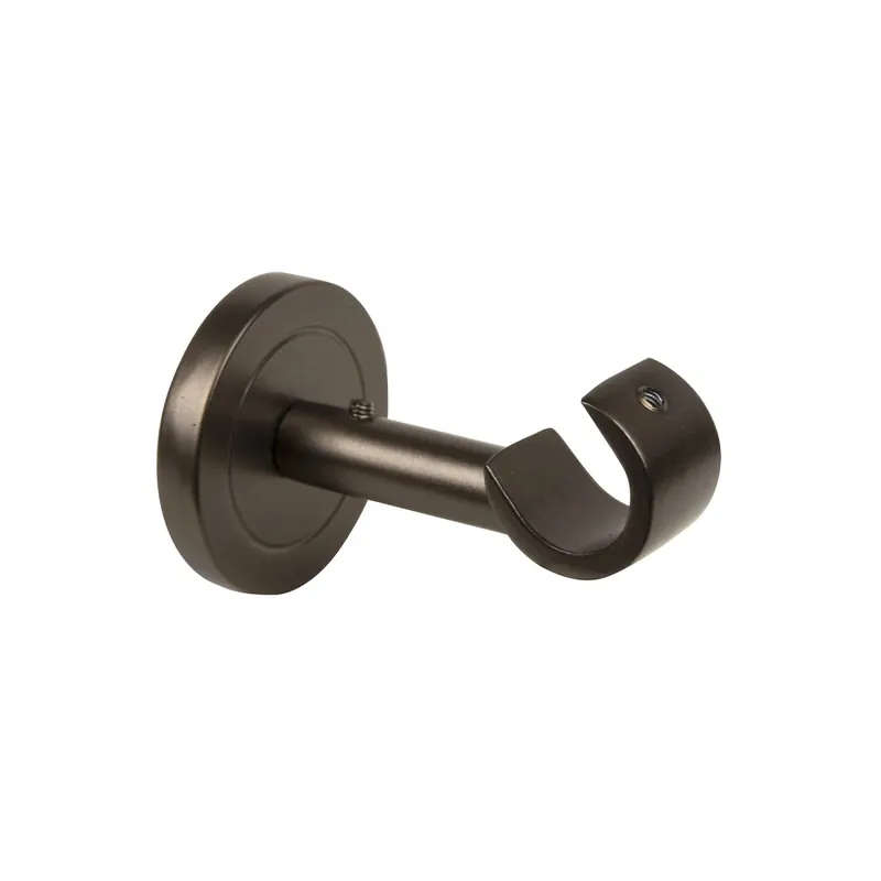 Supporto bastone tenda monoblocco aperto bronzo Ø 20 mm Korting