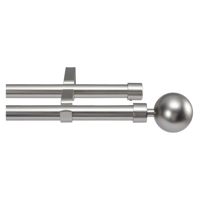 Nu Kopen Kit ferro doppio Ø 19/16 nichel 120/210 cm