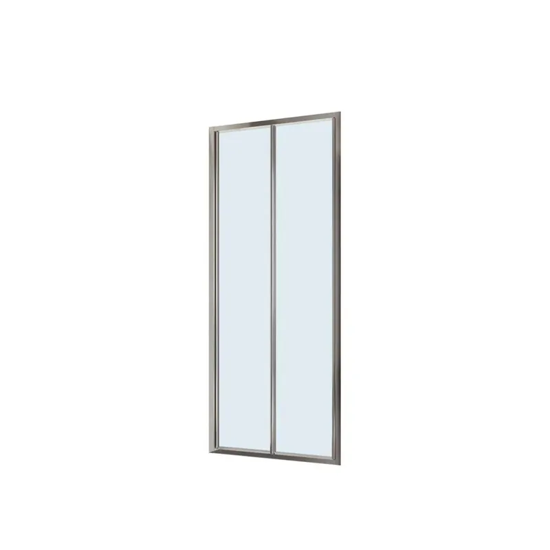 Porta a soffietto doccia 2 ante estensione cm 97-101 cromo trasparente Koop Vandaag