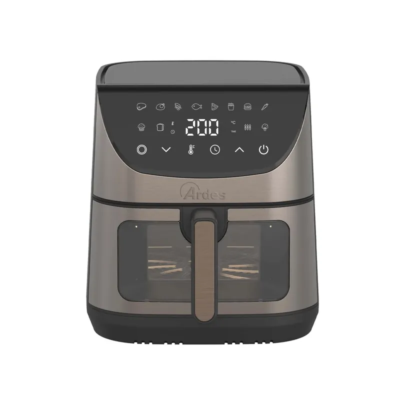 Friggitrice ad aria Delicia 8 l 1700 W nero metallizato Exclusieve Aanbieding