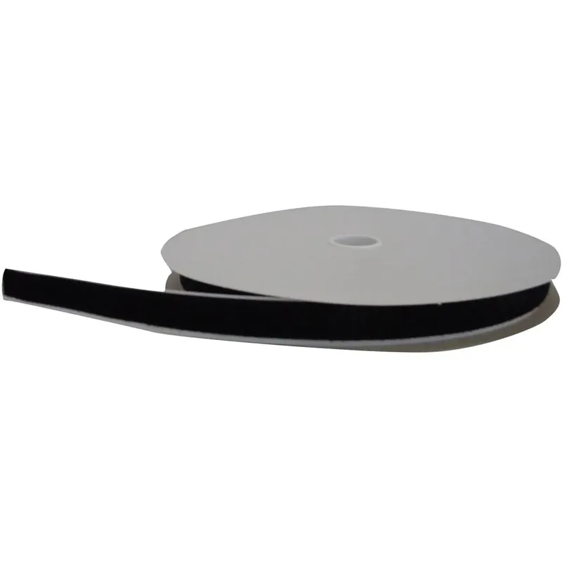 Nastro adesivo velcro femmina 30 mm x 25 m nero al taglio Must-Have