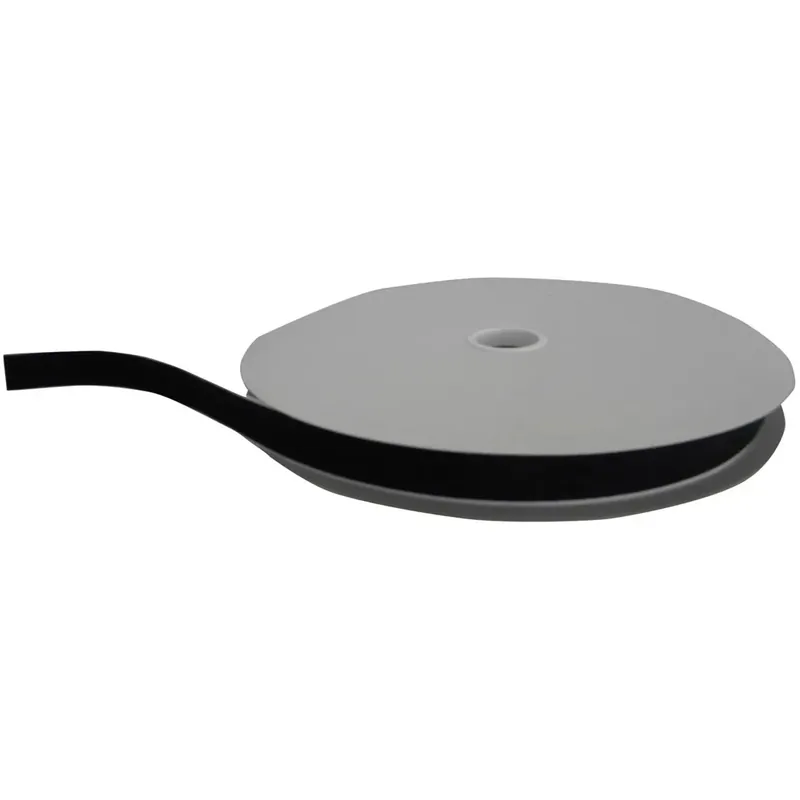 Nastro adesivo velcro maschio 30 mm x 25 m nero al taglio Seizoensaanbieding
