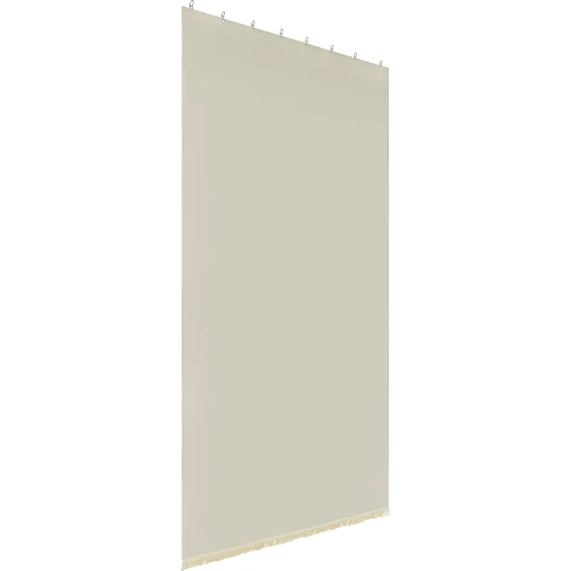 Lage Kosten Tenda da sole a caduta verticale con anelli 145x300 cm ecrù