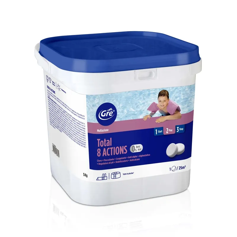Trattamento 8 Azioni ZERO BORICO 5 kg tavolette da 250 g Weekendaanbieding
