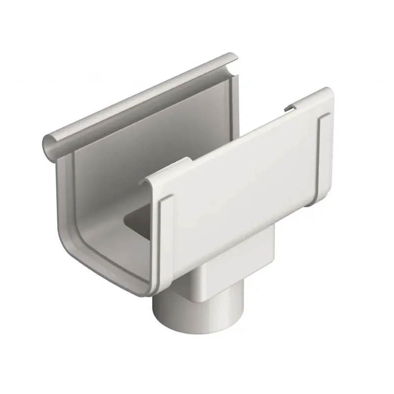 Bestel Nu Giunto con scarico per gronda First Plast GSQGN 110x100 mm grigio