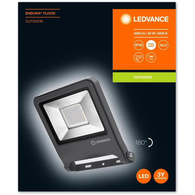 Nu Kopen Proiettore LED Ledvance Endura Flood 4500 lm bianco neutro 24,5x4,3x21 cm