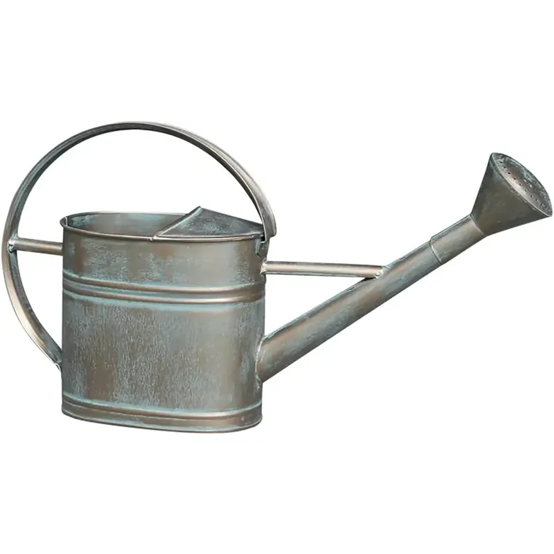 Annaffiatoio in metallo 52x11,5x28 cm marrone metallizzato Weekendaanbieding