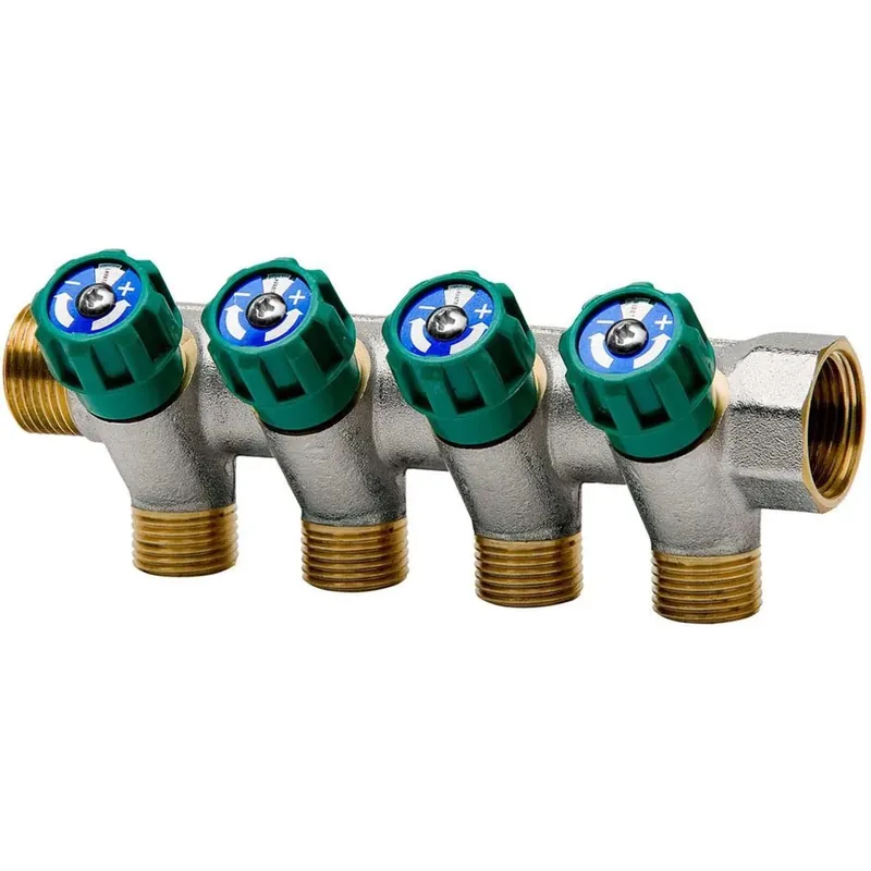 Lage Kosten Collettore con vitone Ø3/4x1/2 4 attacco