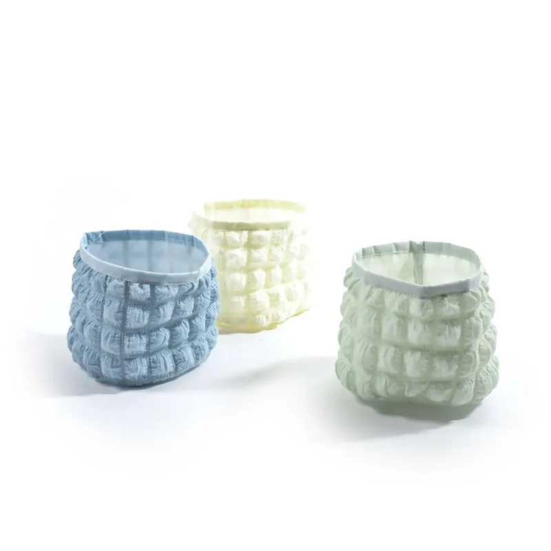 Cestino in tessuto Ø14x12 cm colori assortiti Gratis Retour
