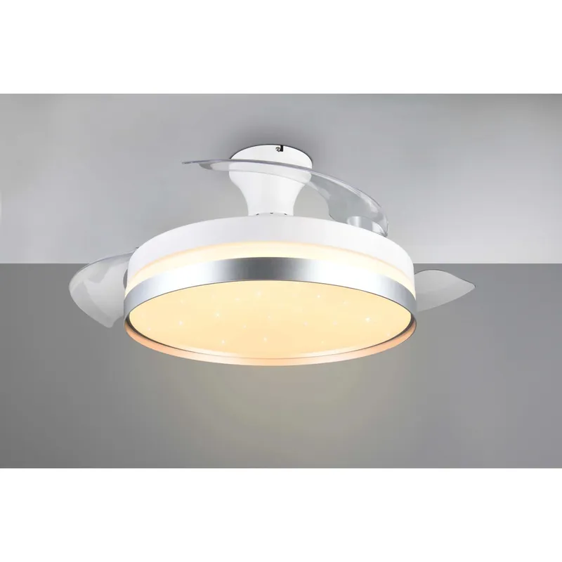 Voordeelprijs Plafoniera LED con pale Lindberg 4050 lm 2700-6500 K Ø 100x100 cm