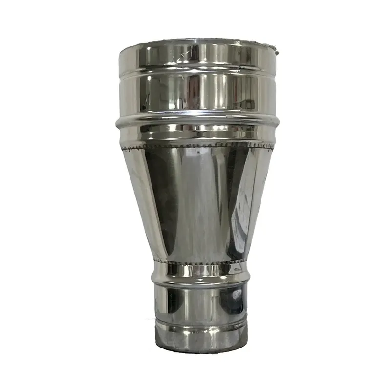 Raccordo acciaio inox da mono a doppia parete AISI 316-304 Ø 80/130 mm Beperkte Voorraad