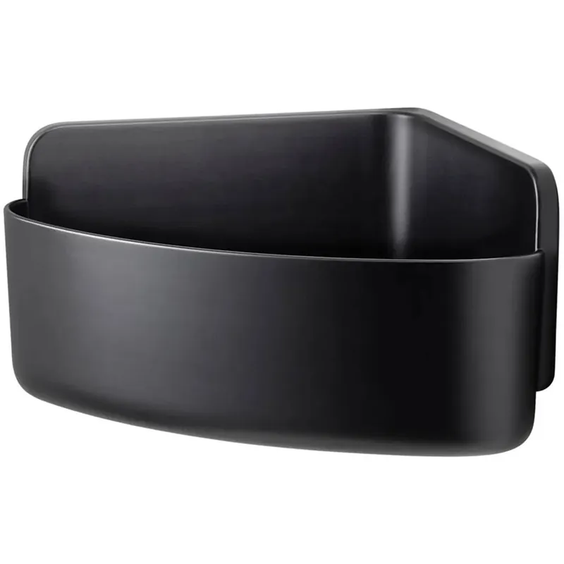 Porta oggetti doccia Aluxx in plastica nero 13x20 cm Laatste Versie