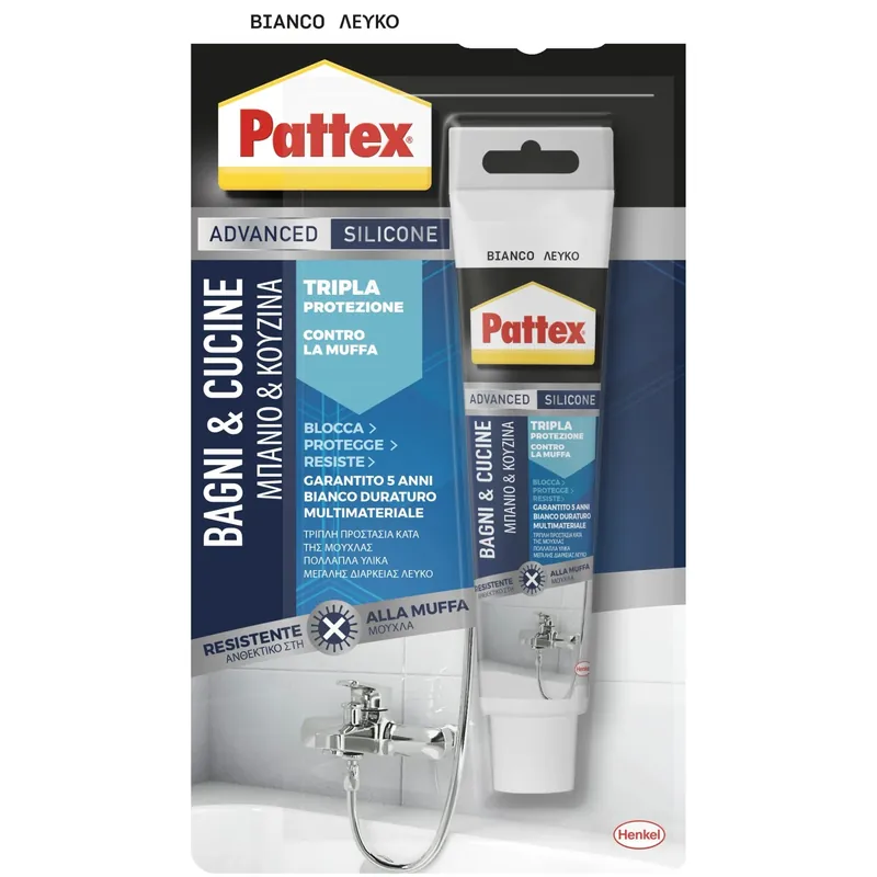 PATTEX Bagni&Cucine 3x Protection Bianco 50ml Meest Verkocht