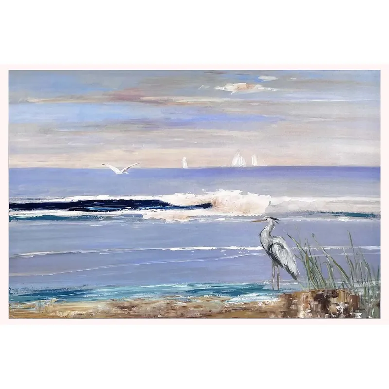 Canvas stampato Dipinto Spiaggia 60x90 cm Hoge Kwaliteit