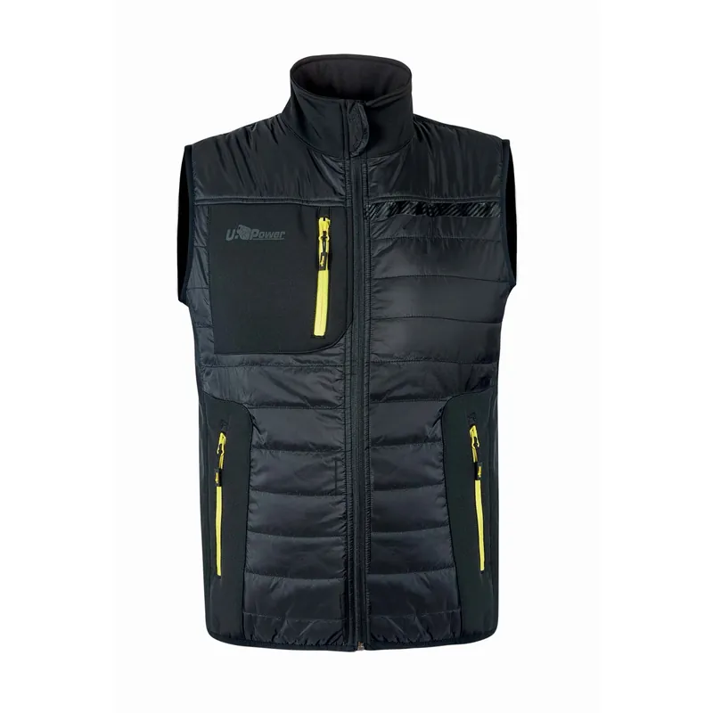 Gilet da lavoro Upower Wall Black Carbon taglia L Beperkte Voorraad