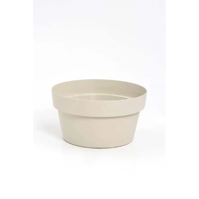 Ciotola in plastica riciclata Mymood 25 cm bianco pietra Betrouwbaar