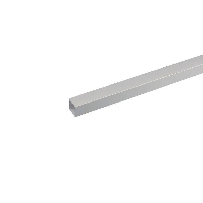 Profilo tubo quadro 2 m 30x30 mm alluminio anodizzato argento Laatste Kans