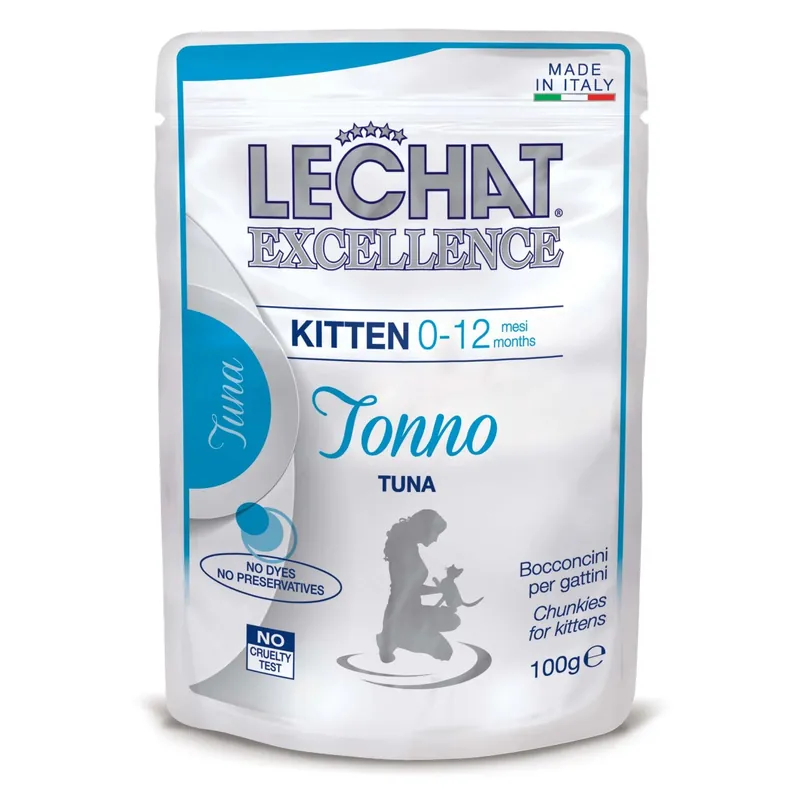 Aanbieding Cibo umido per gattini sterilizzati Monge Lechat Bocconcini con tonno 100 g