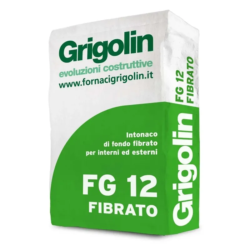 Intonaco di fondo fibrato FG 12 Fibrato Fornaci Calce Grigolin 25 Kg Meest Verkocht