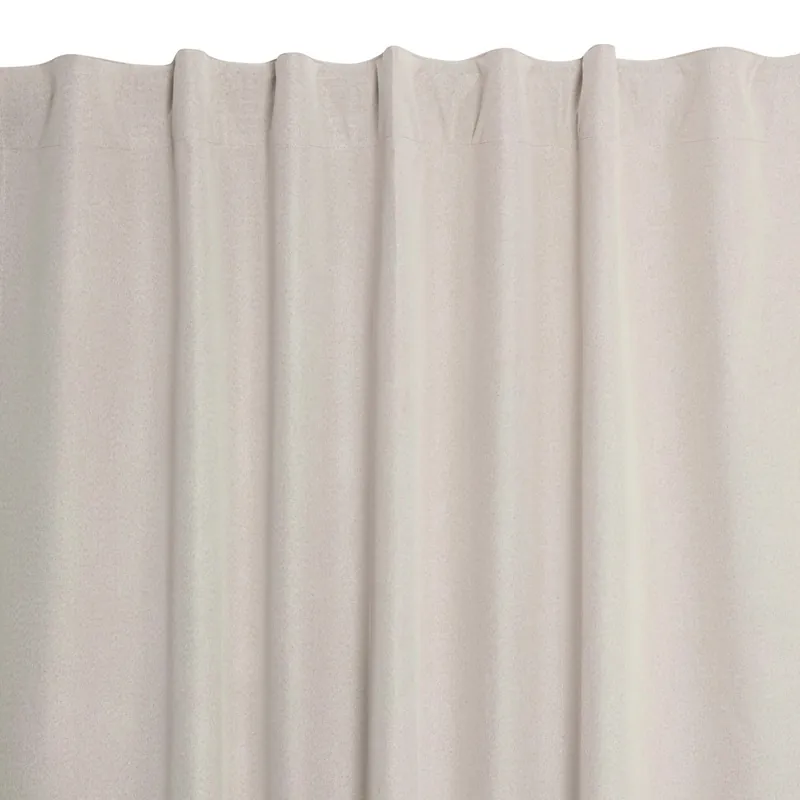 Korting Tenda oscurante Warren con arricciatura e passanti nascosti 140x280 cm taupe