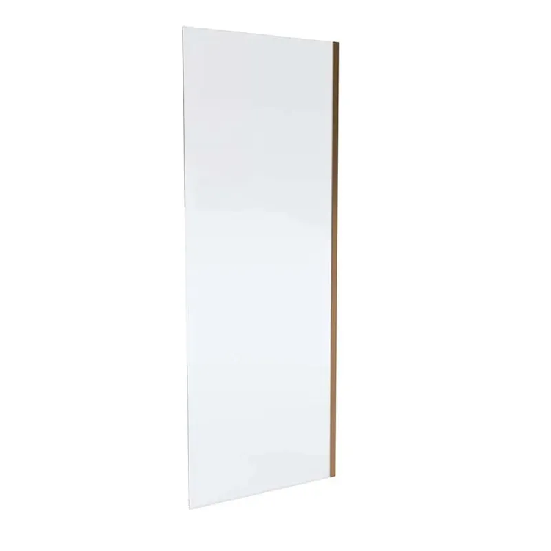 Koop Online Porta doccia lato fisso Slim 77,5-79 cm oro rosa