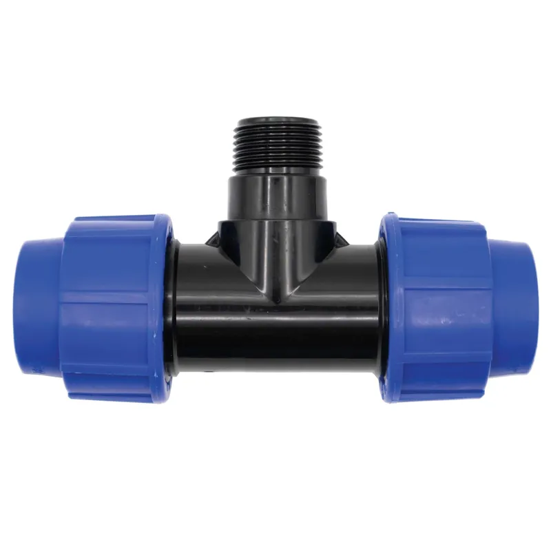 Raccordo T filettato maschio 20x20x1/2" Uitverkoop