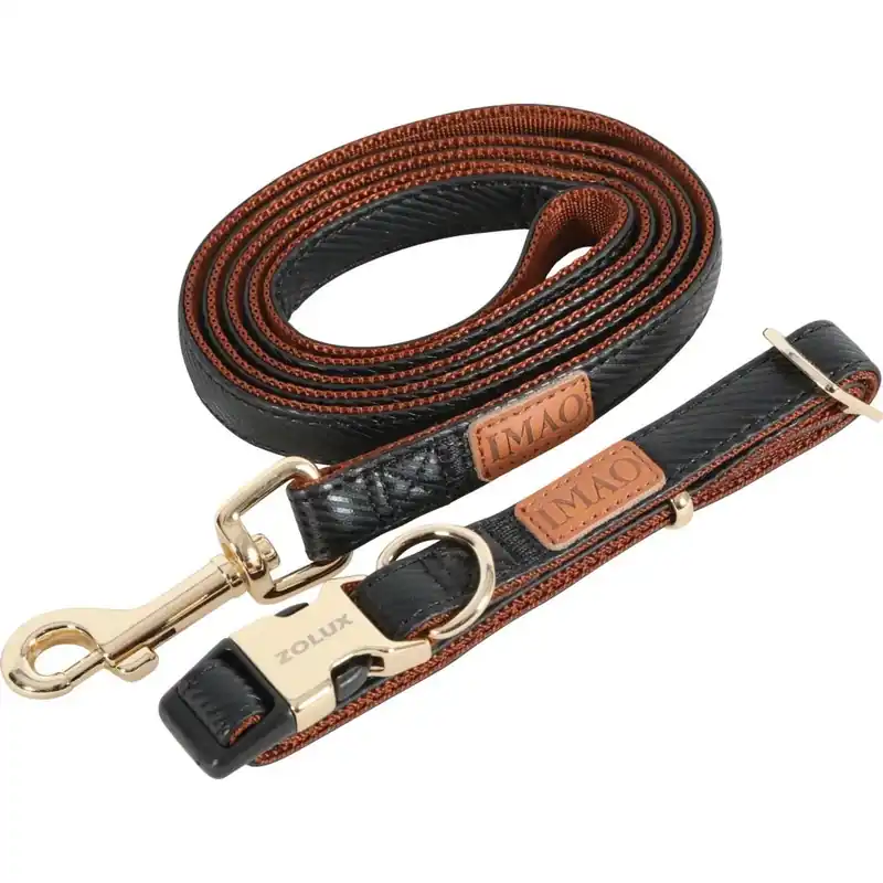 Direct Beschikbaar Guinzaglio per cani Mayfair 20 mm/120 cm nero