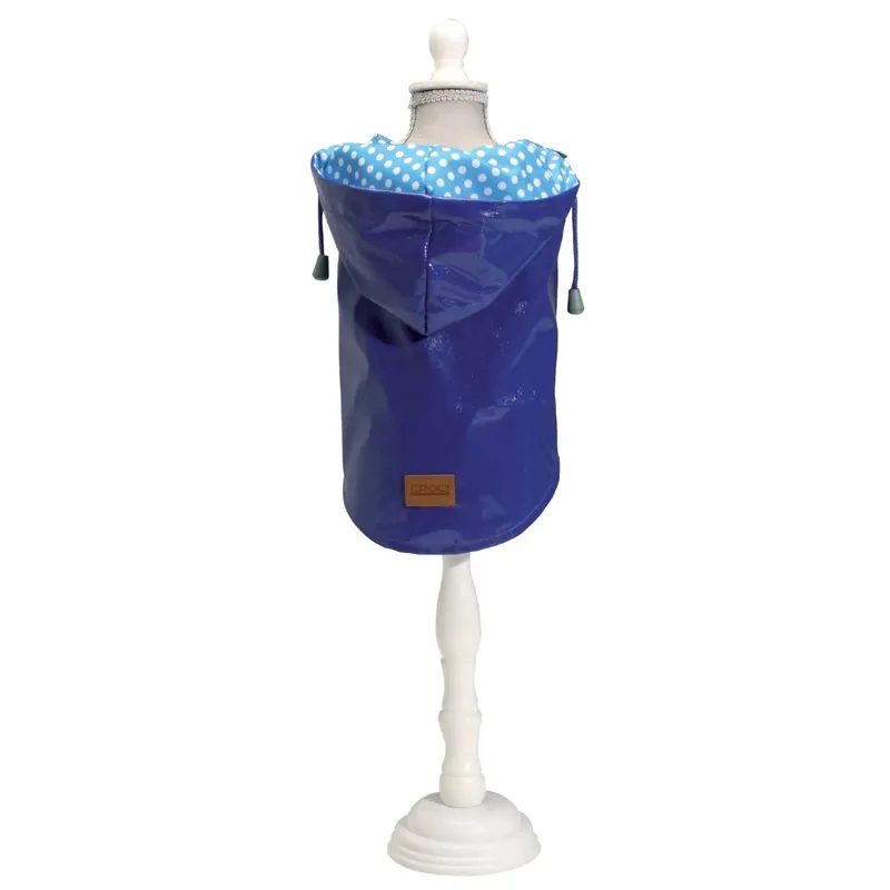 Impermeabile per cani Raindrop dorso 25 cm blu Direct Verzonden