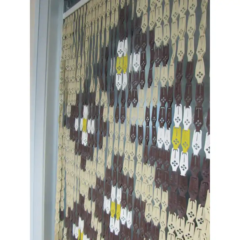 Hoge Kwaliteit Tenda a piastrine disegno "B" fiori 100 x 220 cm
