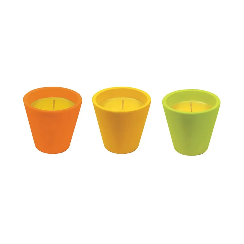 Antizanzare bicchiere in terracotta alla citronella Flortis Caribe Ø 8 cm Gereduceerde Prijs