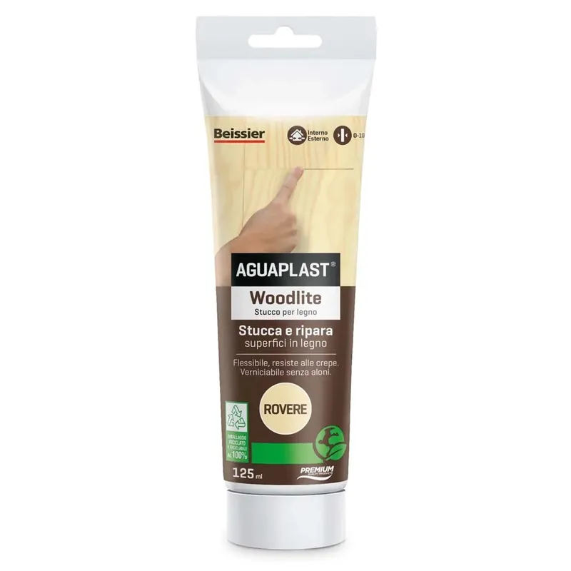 Hete Deal Stucco per legno Aguaplast Woolite pronto all‘uso rovere 125 ml