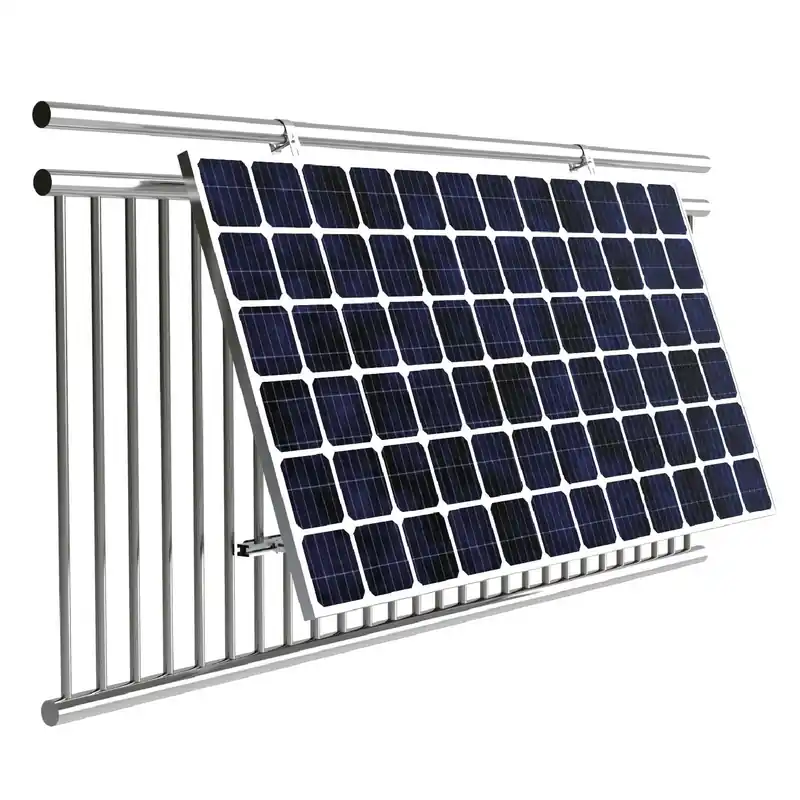 Impianto fotovoltaico da ringhiera/balcone TS Power inclin. regolabile 350 W Korting