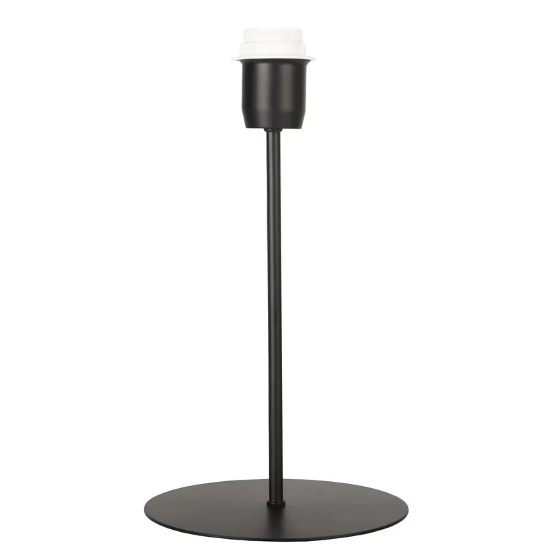 Merkproduct Montatura in ferro nero per lampada da tavolo grande E27 H28 Ø15