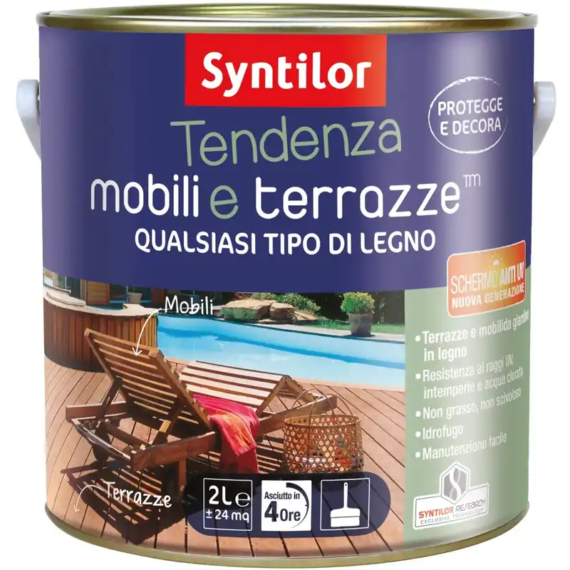 Vernice all`acqua per mobili e terrazze effetto cioccolato 2 l Meest Verkocht