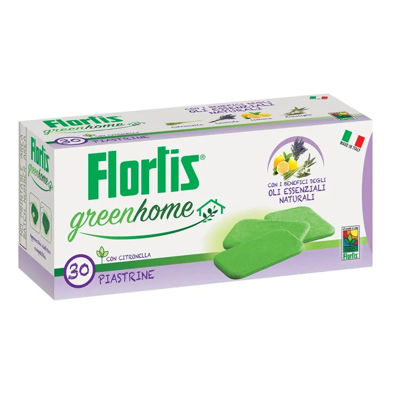 Antizanzare piastrine profumate Flortis GreenHome 30 pz Lage Kosten