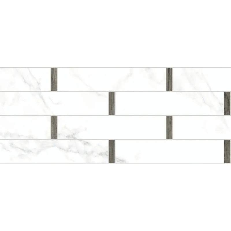 Rivestimento in bicottura New Marble decoro 3D 25x60 cm 1,5 m² Aanbieding