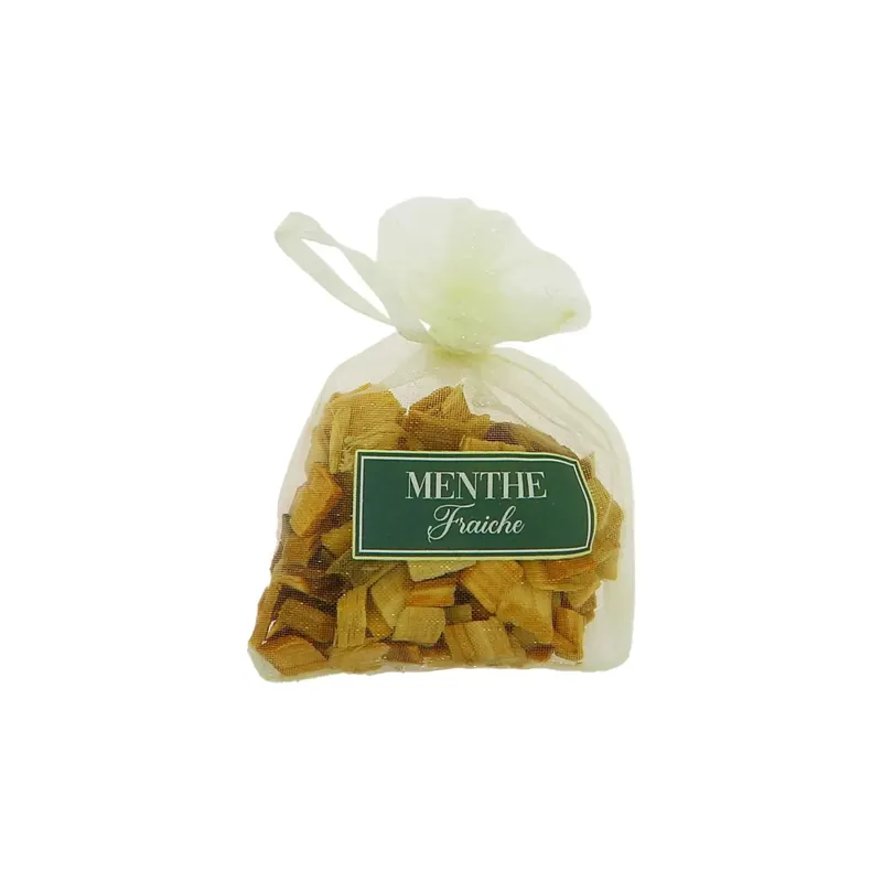Sacchetto trucioli di legno da appendere profumo Menta fresca Shop Nu