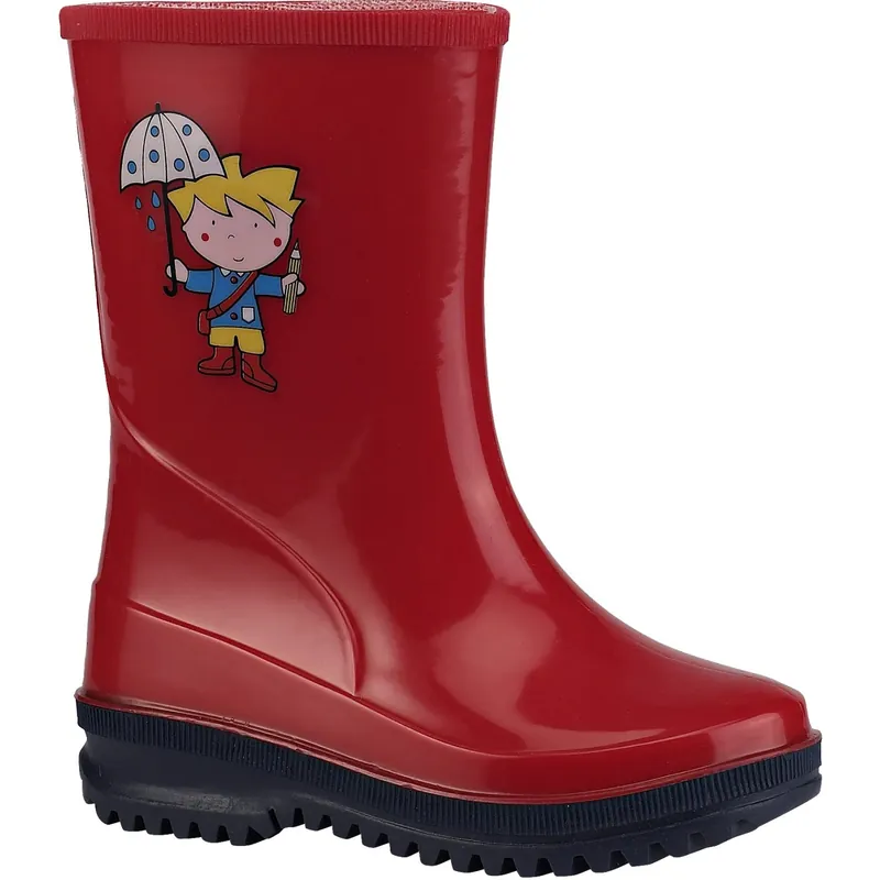 Stivale da bambina multiuso, rosso/blu n. 27 Bestseller