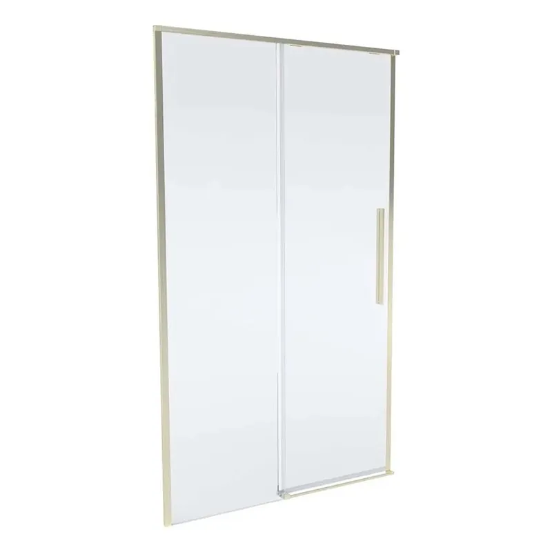 Alleen Vandaag Porta doccia scorrevole Slim 178-180x200 cm oro spazzolato