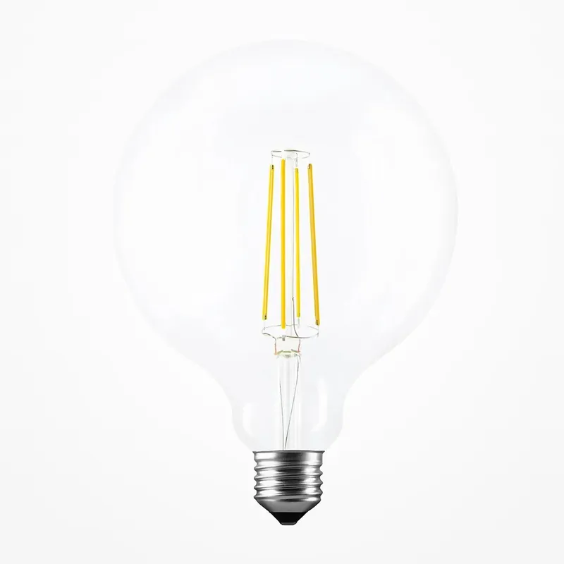 Lage Kosten Lampadina LED filamento sfera big clear E27 8W 960 lumens