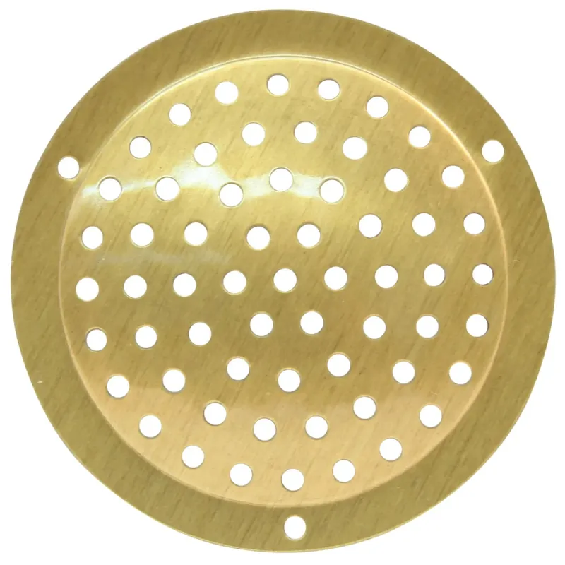 Speciale Aanbieding Griglia per mobili rotonda Metallo Oro Ø 50 mm Marley