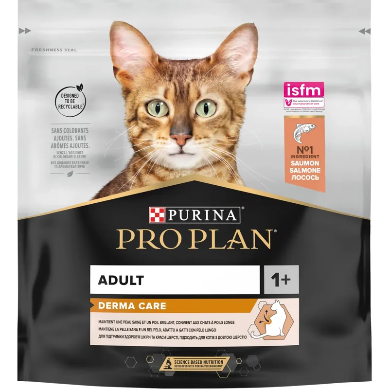 Direct Beschikbaar Cibo per gatti ricco di Salmone Purina ProPlan Adult 1+Derma Care