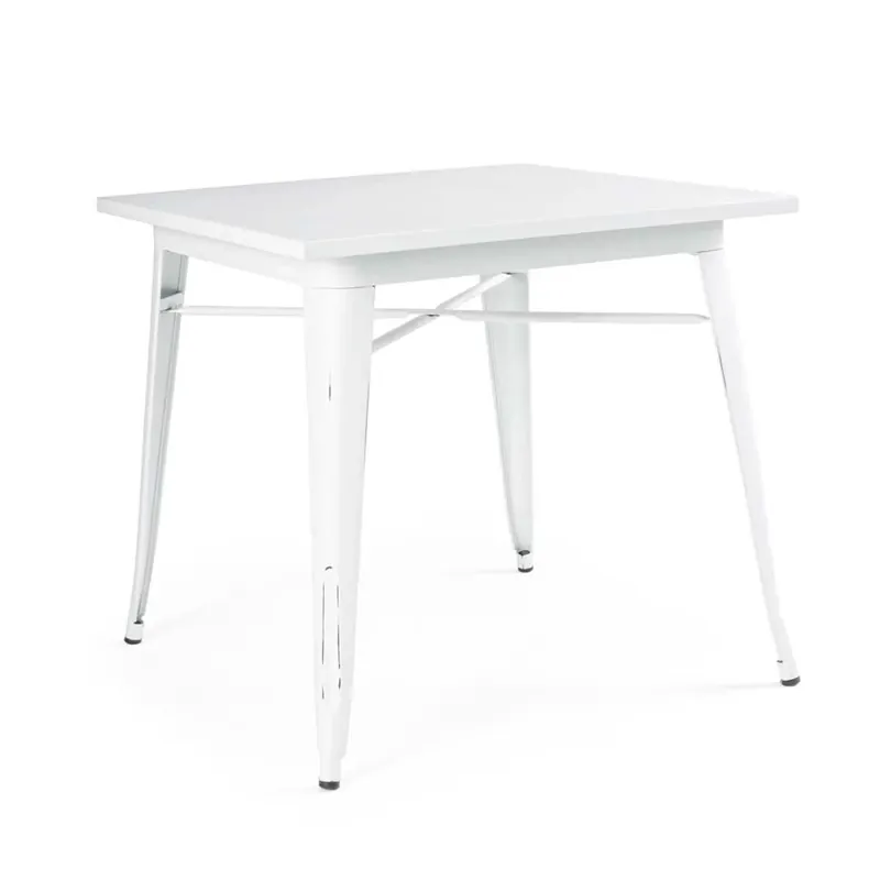 Nu Kopen Tavolo Minnesota bianco antico 80x80 cm