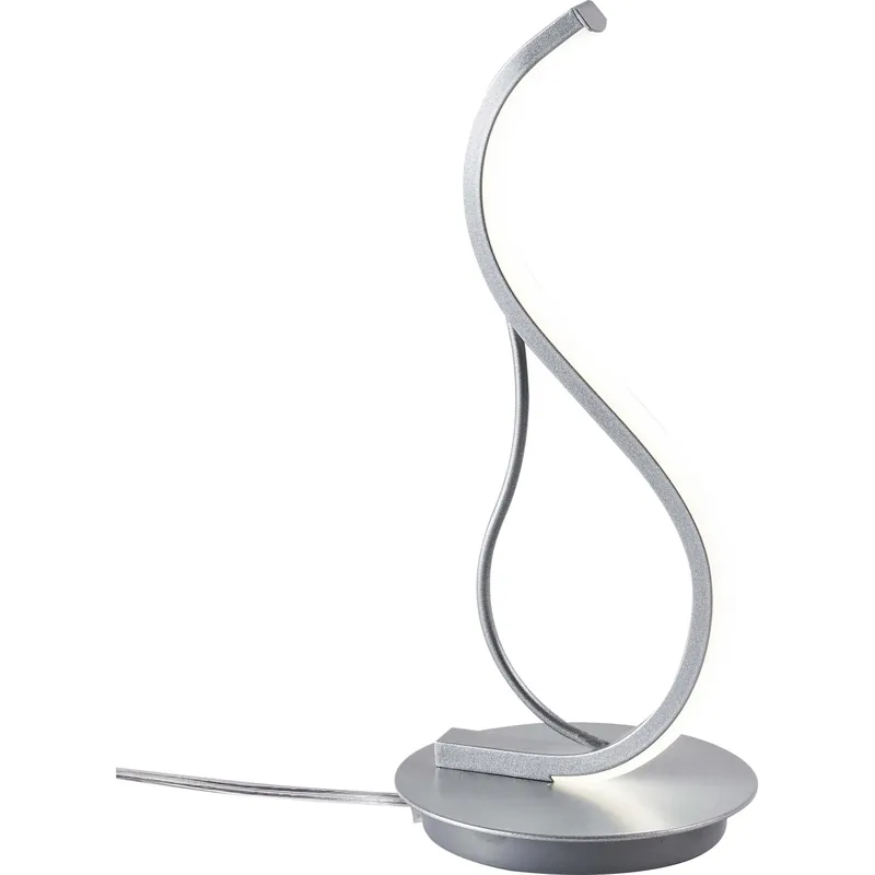 Koop Vandaag Lampada da appoggio LED in alluminio Ares 6 W 4500 K argento