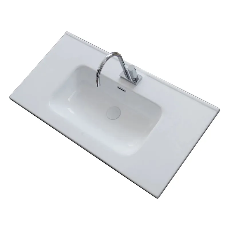 Lavabo da incasso in ceramica 91x46 cm bianco Superprijs