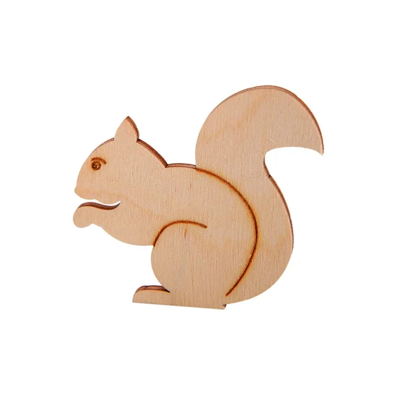 Sagoma in legno scoiattolo 6x6,5x0,4 cm Voordeelprijs