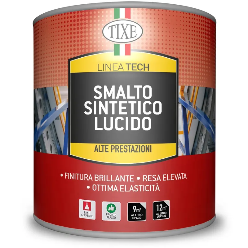 Smalto a solvente lucido Tixe marrone 0,5 l Veilige Betaling